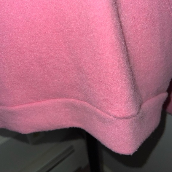 Bright Pink Hoodie Pullover Polar Fleece by Enti NWOT - Picture 3 of 9